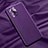 Coque Luxe Cuir Housse Etui QK1 pour Xiaomi Poco X3 GT 5G Violet