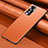 Coque Luxe Cuir Housse Etui QK1 pour Xiaomi Redmi Note 11 Pro 5G Orange