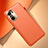 Coque Luxe Cuir Housse Etui QK2 pour Xiaomi Poco F3 5G Orange