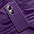 Coque Luxe Cuir Housse Etui QK4 pour Huawei P50e Violet