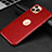 Coque Luxe Cuir Housse Etui R01 pour Apple iPhone 11 Pro Rouge