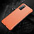 Coque Luxe Cuir Housse Etui R01 pour Huawei Honor V30 5G Orange