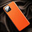 Coque Luxe Cuir Housse Etui R01 pour Huawei Nova 8 SE 5G Orange