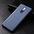 Coque Luxe Cuir Housse Etui R01 pour OnePlus 8 Bleu