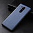 Coque Luxe Cuir Housse Etui R01 pour OnePlus 8 Pro Bleu