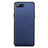 Coque Luxe Cuir Housse Etui R01 pour Oppo K1 Bleu