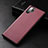 Coque Luxe Cuir Housse Etui R01 pour Samsung Galaxy Note 10 Plus Rouge