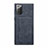 Coque Luxe Cuir Housse Etui R01 pour Samsung Galaxy Note 20 5G Gris Fonce