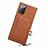 Coque Luxe Cuir Housse Etui R01 pour Samsung Galaxy Note 20 5G Petit