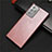 Coque Luxe Cuir Housse Etui R01 pour Samsung Galaxy Note 20 Ultra 5G Or Rose