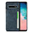 Coque Luxe Cuir Housse Etui R01 pour Samsung Galaxy S10 5G Bleu