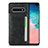 Coque Luxe Cuir Housse Etui R01 pour Samsung Galaxy S10 5G Noir