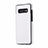 Coque Luxe Cuir Housse Etui R01 pour Samsung Galaxy S10 Plus Blanc