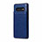 Coque Luxe Cuir Housse Etui R01 pour Samsung Galaxy S10 Plus Bleu