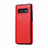 Coque Luxe Cuir Housse Etui R01 pour Samsung Galaxy S10 Plus Rouge