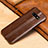 Coque Luxe Cuir Housse Etui R01 pour Samsung Galaxy S10e Marron