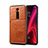 Coque Luxe Cuir Housse Etui R01 pour Xiaomi Redmi K20 Orange