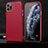 Coque Luxe Cuir Housse Etui R02 pour Apple iPhone 11 Pro Max Rouge