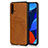 Coque Luxe Cuir Housse Etui R02 pour Huawei Nova 5 Orange