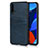 Coque Luxe Cuir Housse Etui R02 pour Huawei Nova 5 Pro Bleu