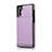 Coque Luxe Cuir Housse Etui R02 pour Samsung Galaxy Note 10 5G Violet