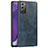 Coque Luxe Cuir Housse Etui R02 pour Samsung Galaxy Note 20 5G Petit