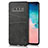 Coque Luxe Cuir Housse Etui R02 pour Samsung Galaxy S10 5G Noir