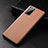 Coque Luxe Cuir Housse Etui R02 pour Samsung Galaxy S20 5G Orange