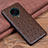 Coque Luxe Cuir Housse Etui R02 pour Xiaomi Redmi K30 Pro 5G Marron