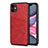 Coque Luxe Cuir Housse Etui R03 pour Apple iPhone 11 Rouge