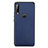 Coque Luxe Cuir Housse Etui R03 pour Huawei Nova 4e Bleu