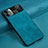 Coque Luxe Cuir Housse Etui R04 pour Apple iPhone 11 Pro Bleu