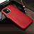 Coque Luxe Cuir Housse Etui R04 pour Apple iPhone 12 Mini Rouge