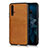 Coque Luxe Cuir Housse Etui R04 pour Huawei Honor 20S Orange