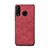 Coque Luxe Cuir Housse Etui R04 pour Huawei Nova 4e Rouge