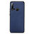 Coque Luxe Cuir Housse Etui R04 pour Huawei Nova 5i Bleu