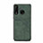 Coque Luxe Cuir Housse Etui R04 pour Huawei P30 Lite Vert