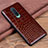 Coque Luxe Cuir Housse Etui R04 pour OnePlus 8 Marron