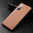 Coque Luxe Cuir Housse Etui R04 pour Oppo Reno3 Pro Orange