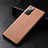 Coque Luxe Cuir Housse Etui R04 pour Samsung Galaxy Note 20 5G Marron