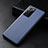 Coque Luxe Cuir Housse Etui R04 pour Samsung Galaxy Note 20 Ultra 5G Bleu