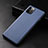 Coque Luxe Cuir Housse Etui R05 pour Apple iPhone 12 Pro Max Bleu