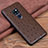 Coque Luxe Cuir Housse Etui R05 pour Huawei Mate 20 Marron