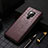 Coque Luxe Cuir Housse Etui R05 pour Huawei Mate 20 X 5G Marron