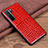 Coque Luxe Cuir Housse Etui R05 pour Huawei Nova 7 SE 5G Rouge