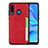 Coque Luxe Cuir Housse Etui R05 pour Huawei P30 Lite New Edition Rouge