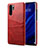 Coque Luxe Cuir Housse Etui R05 pour Huawei P30 Pro Rouge