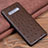 Coque Luxe Cuir Housse Etui R05 pour Samsung Galaxy S10 5G Marron