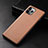 Coque Luxe Cuir Housse Etui R06 pour Apple iPhone 11 Pro Orange