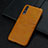 Coque Luxe Cuir Housse Etui R06 pour Huawei P20 Pro Orange